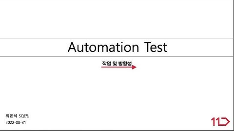 자동화  테스트 | 최윤석