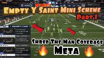 Empty Y Saint Mini Scheme Part 1: Shred The Man Coverage Meta In Madden 21!