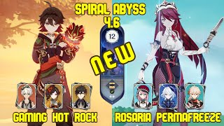 C6 Gaming Hot Rock & C6 Rosaria Permafreeze | Spiral Abyss Version 4.6