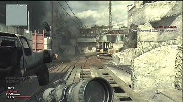L00F-mw3 THROWING KNIFE HITMARKER ACROSS MAP(FIRST EVER)