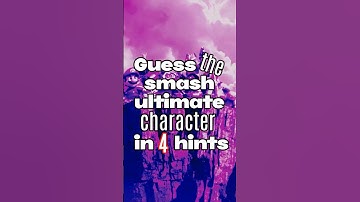Guess The Smash Ultimate Character In 4 Hints Part 51 #gaming #ssbu #nintendo