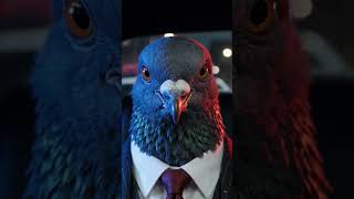 Gangsta's Paradise — Pigeon Crime Boss AI Music Video 🐦 #Shorts