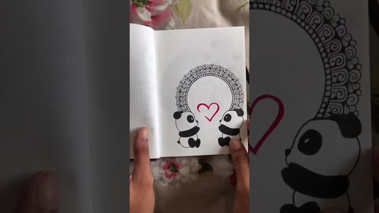 Mini mandala book flip through ✍🏻🖤