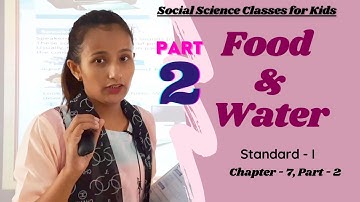 Class 1 - SST I Food & Water I Chapter 7 (Part-2) I Arya Vidyapith I Best School in Motihari