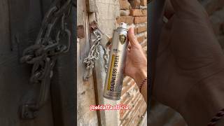 Cat semprot Chrome stainless steel repairing paint #catsemprotchrome #catchrome #catstainlesssteel