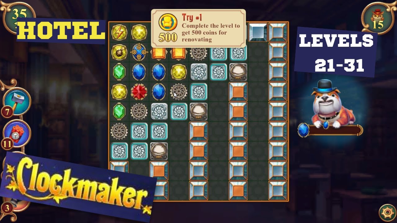 How to play Clockmaker Hotel levels 21-31