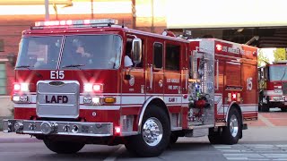 LAFD Engine 15 Responding