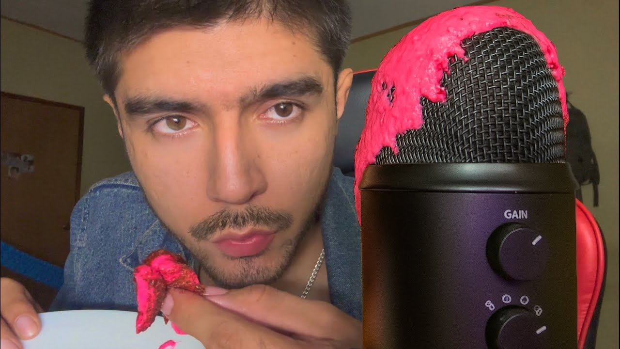 ¡Comiendo TURRÓN rosa x Primera Vez! 🇲🇽ASMR Mouth Sounds