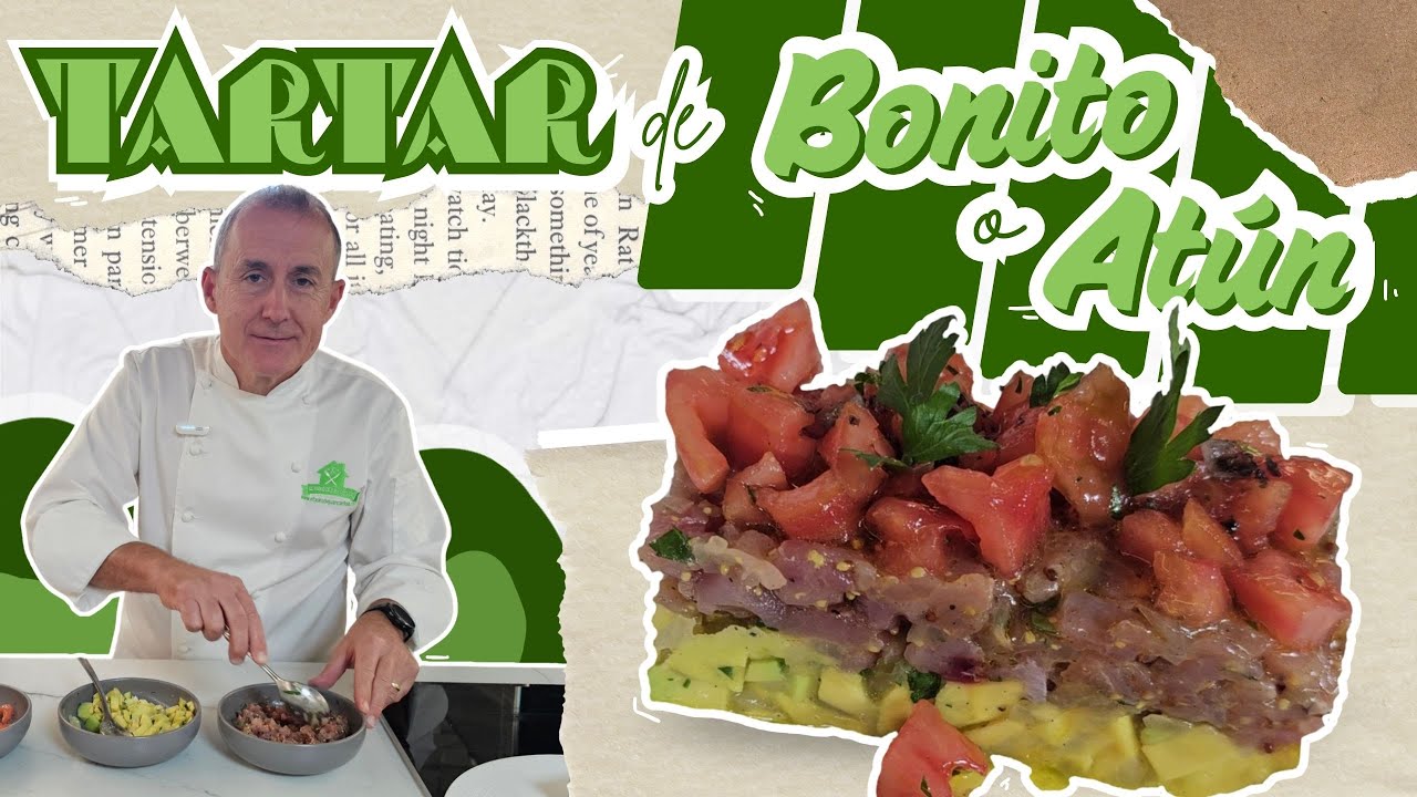 Tartar de Bonito (o Atún) Fácil y Saludable | Cocina sin Fuego Paso a Paso