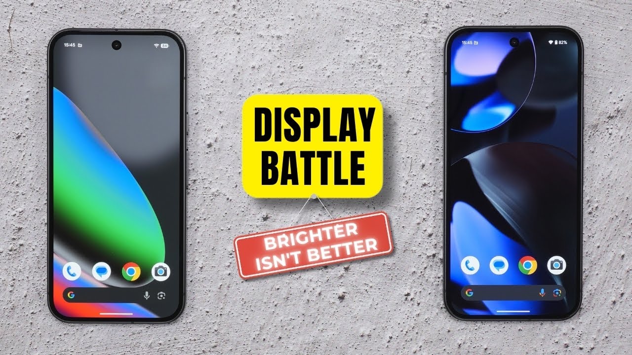 Google Pixel 10 vs Google Pixel 9 | Display BATTLE! (Brighter isn't Better)