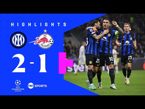 Çalhanoğlu Scores The Winner! 😎 | Inter 2-1 RB Salzburg | Champions League Group Stage Highlights