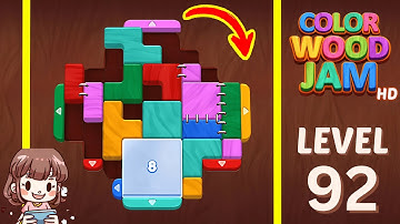 Color Wood Jam Level 92 Solution Walkthrough