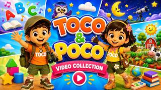 Toco Poco 30 MINS Nursery rhymes Collection Fun Learning s for Kids Toddlers
