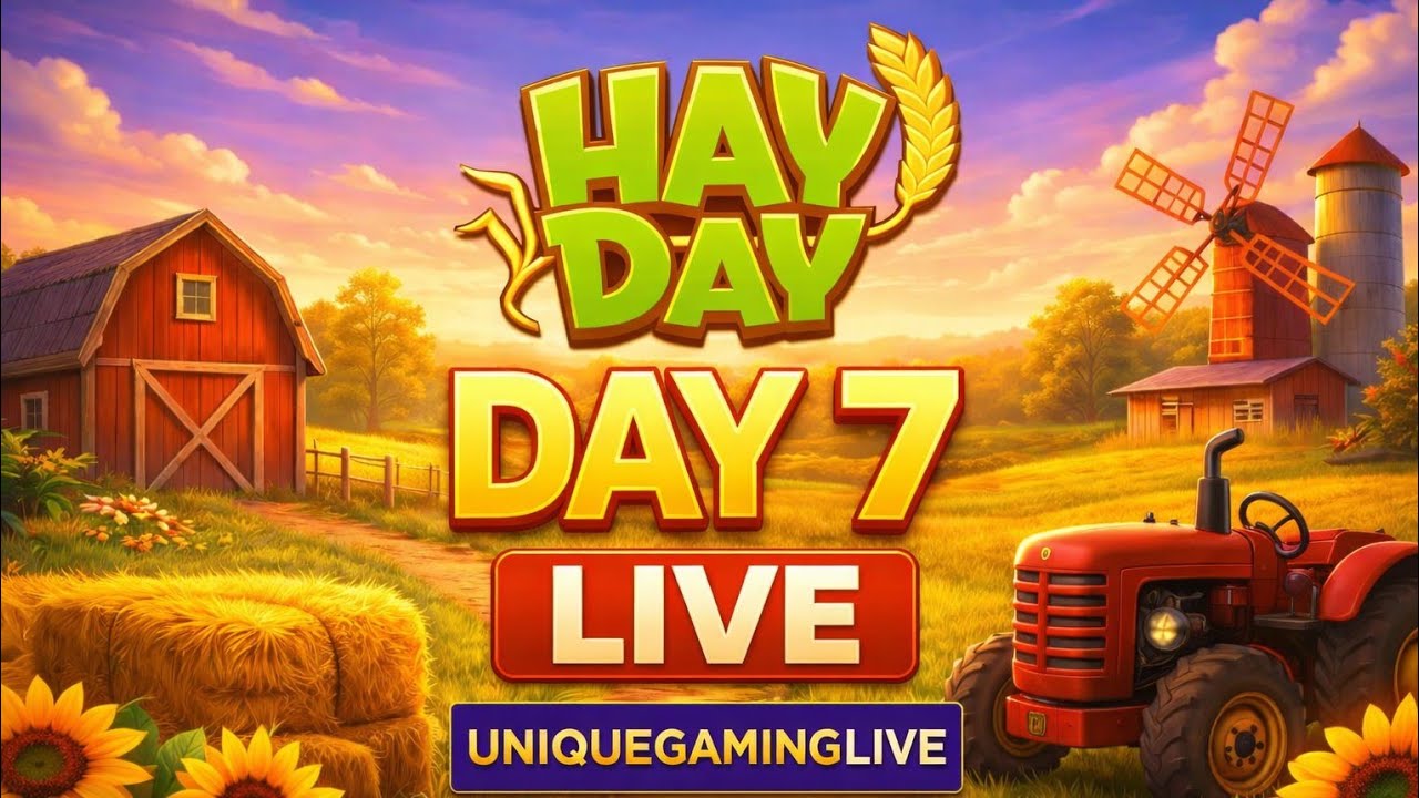 Hay Day Live 🔴 | Day 7 Farming Fun | Hindi Gameplay 🚜|