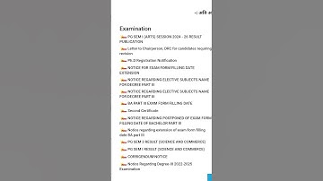 Munger University PG Semester 1 Arts Result Out