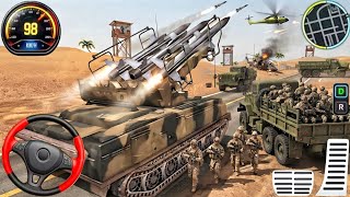 US Off-road Army Cargo Truck Driving Game: Off-road US Army Cargo Truck Transport! Android Gameplay screenshot 4