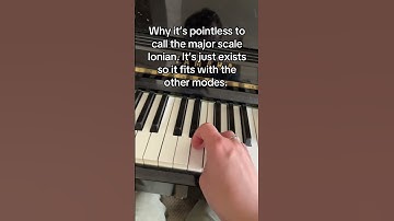 Why it’s pointless to call the major scale Ionian. #ionian #musicmode #musictheorylessons