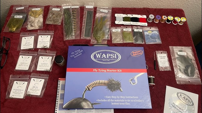 Waspi Super Deluxe Beginners Fly Tying Kit 