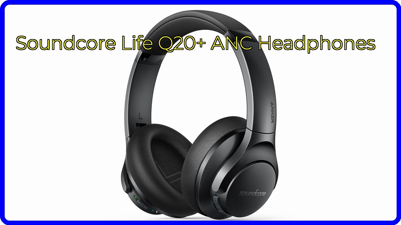 Anker Soundcore Life Q20+ Headphones in Black