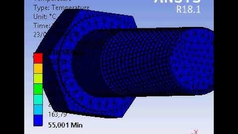 Temperature Distribution Simulation of Heat Treatment Using ANSYS - Quenching Process