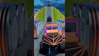 High Speed Bullet BEAmg Drive RC Tuckar🚜Bus🚃4KRemote control System upgrade#youtubeshorts#shortsfeed