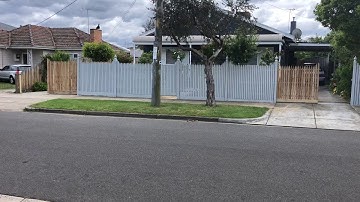 Automated Sliding Gates x 2 cladded with Cypress Windsor Pickets