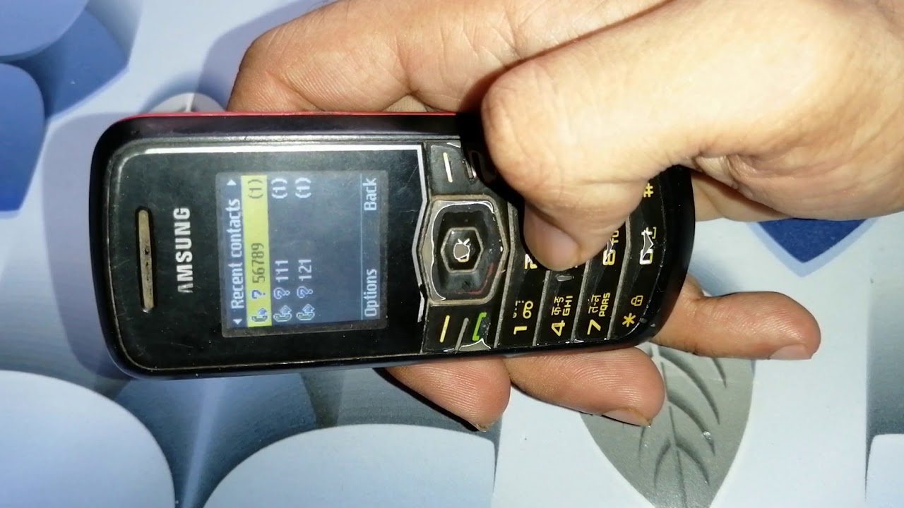 how to add number in blacklist in samsung GT E1081T mobile