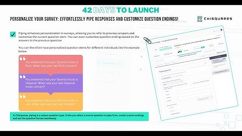 Personalize Your Survey: Effortlessly Pipe Responses and Customize Question Endings!