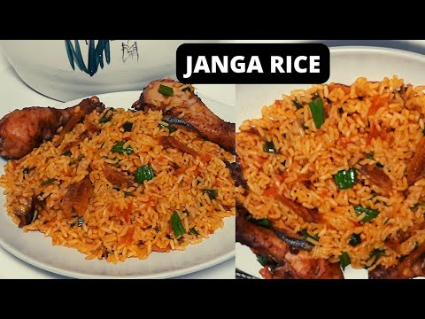 Cameroon Rice NATIVE Jollof Rice/Famous Cameroonian Janga Rice/Cryfish jollof Rice ...