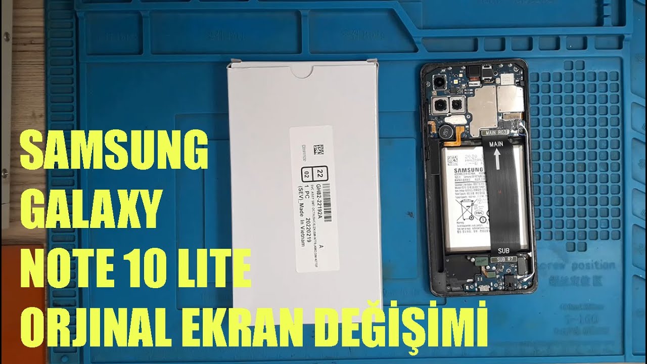 NASIL YAPILIR | SAMSUNG GALAXY NOTE 10 LITE ORJINAL EKRAN DEĞİŞİMİ