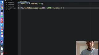 Nodejs With Free Code Camp - My First Async Io - Video 4