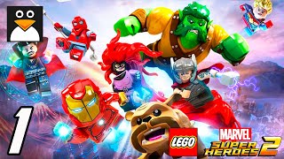 レゴ マーベル スーパーヒーロー2 日本語 (チャプター1) ガーディアンズオブギャラクシー ゲームプレイ screenshot 4