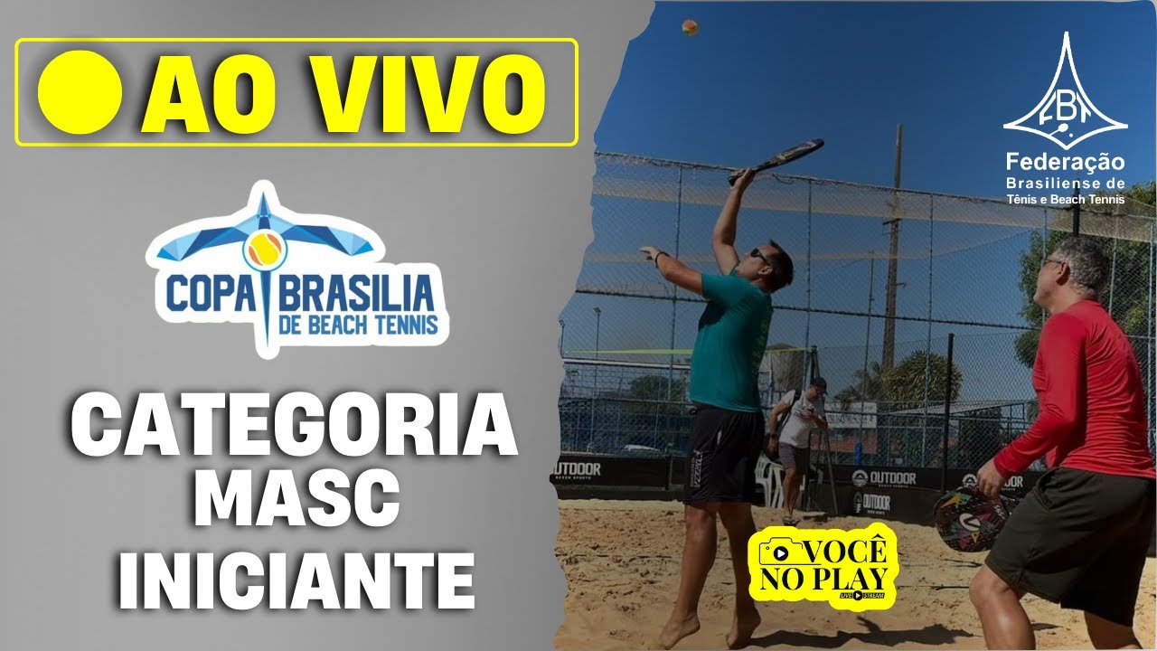 MASC INICIANTE: COPA BRASÍLIA DE BEACH TENNIS 2024 - FBT 1000