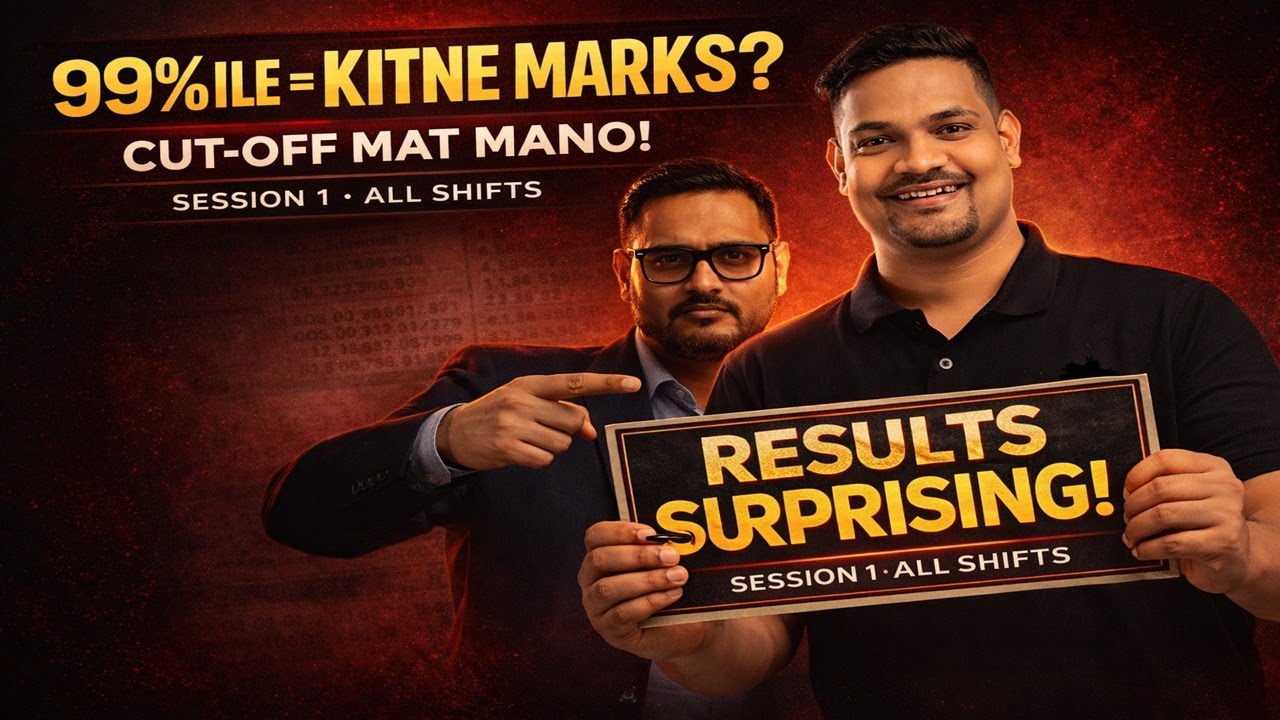 JEE Main 2026 Expected Marks vs Percentile | Session 1 All Shifts Expected Cut-Off Analysis