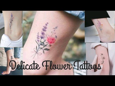 Tattoo of the Week: Delicate Flowers... — Independent Tattoo - Dela-where?