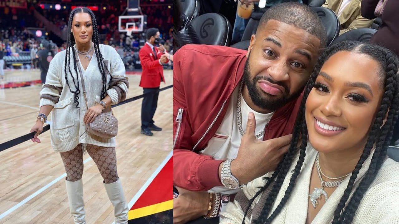 Zatima | Devale & Crystal Spotted Attending A Atlanta Hawks Basketball ...