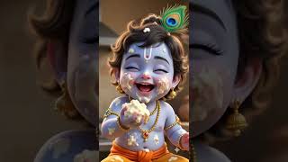 Cute Bal Gopal Animation ✨ #automobile #baby #cute