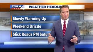 Temperatures climbing Friday, mostly cloudy