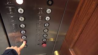 Busy Dover Traction Elevators at Hilton Hotel & Conference Center in College Station, TX.
