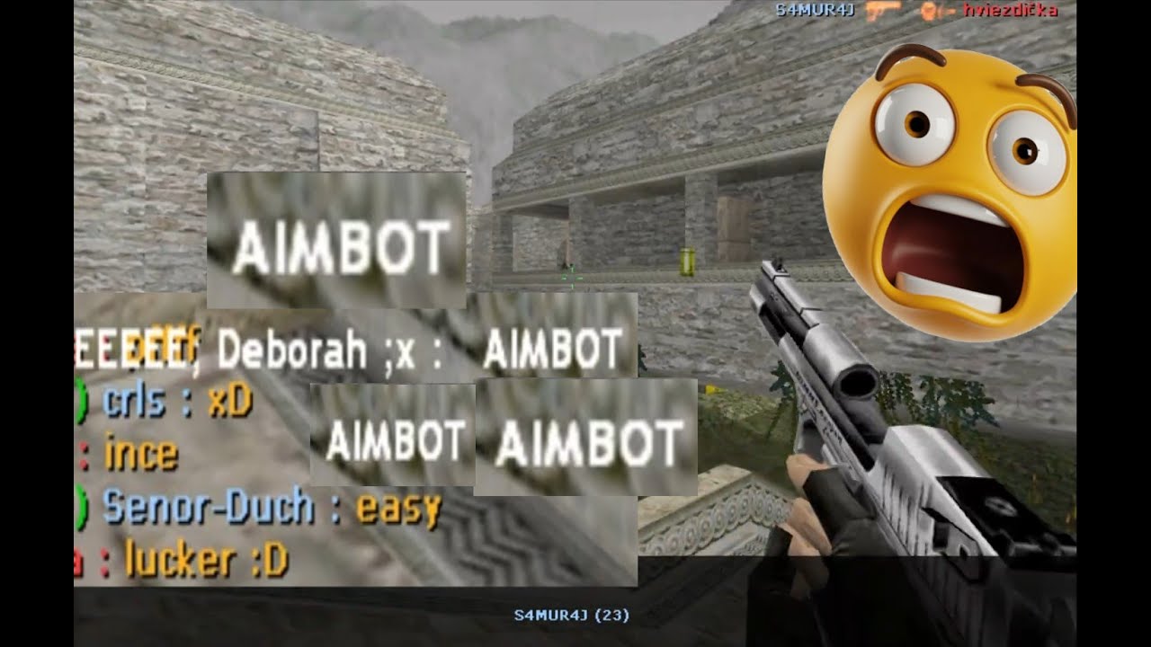 Deagle funny HeadShot! in CS 1.6 |Aztec| pub