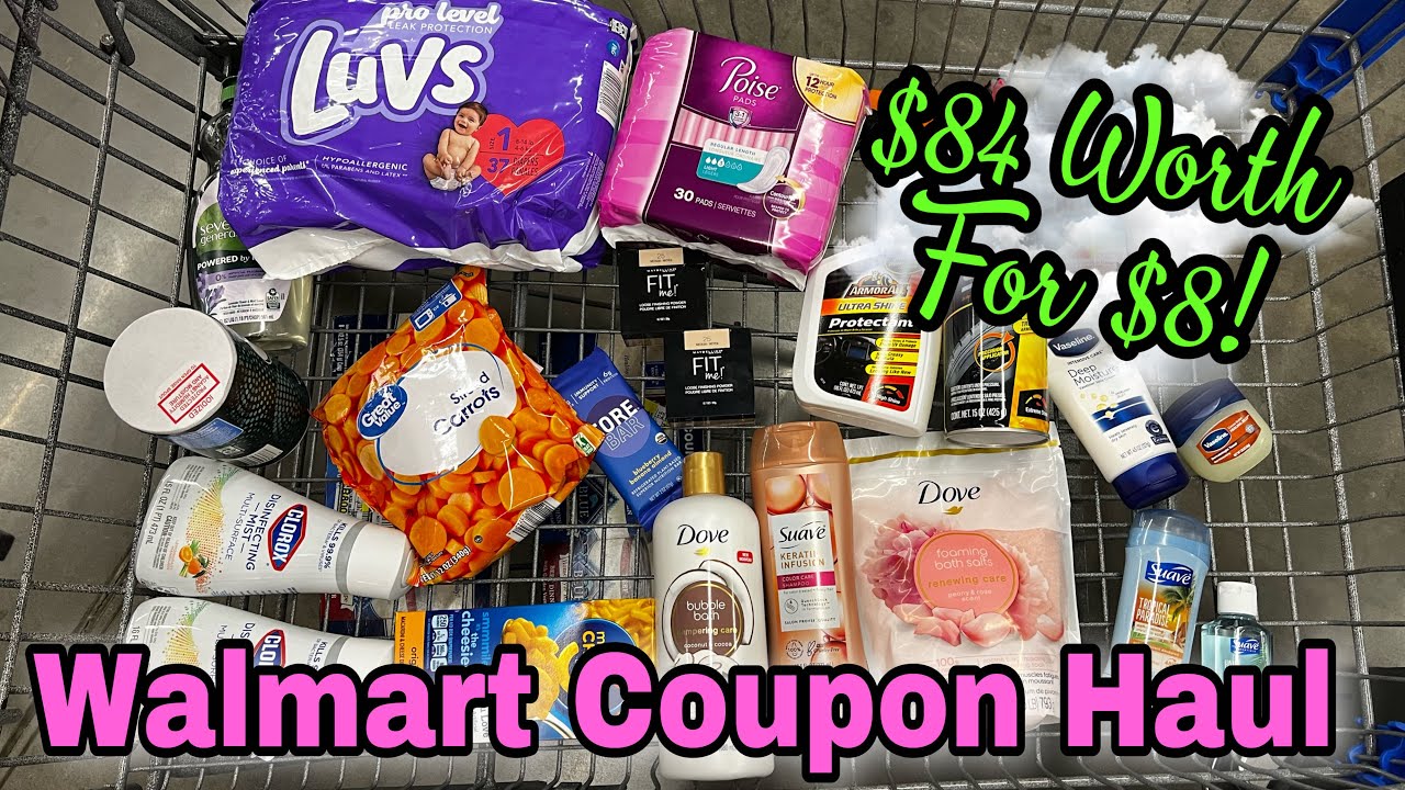 Walmart Ibotta Haul - $84 Worth for $8! Easy Walmart Coupon Deals This  Week! 5/1-7/22