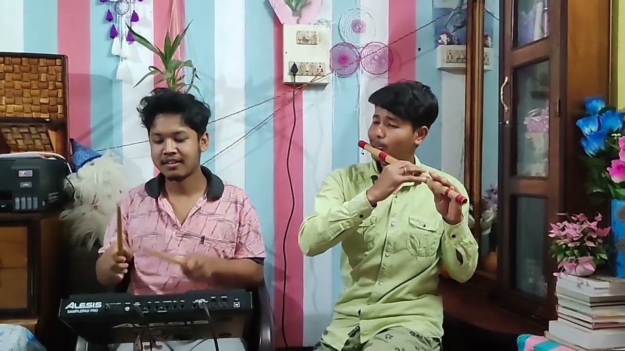 Jhumur play in Pad  Flute  Pal Phukan  Luhit Baruah