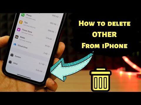 How to delete OTHER from iPhone storage