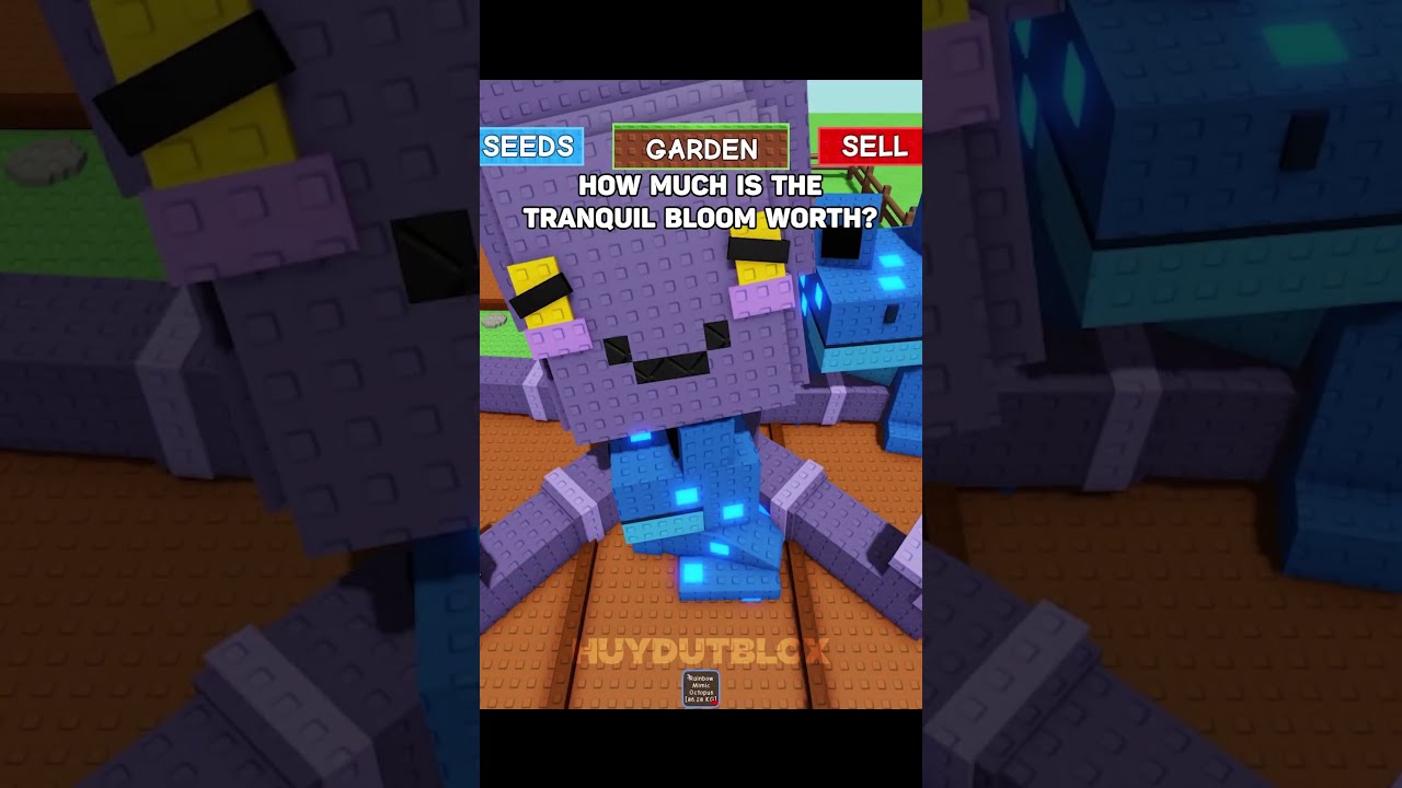 How Much Is The Tranquil Bloom Worth Huydutblox Roblox Growagarden