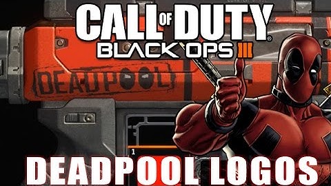 Black Ops 3 Deadpool Quick Logos Weapon Paint - BO3 Beta Multiplayer Paintshop