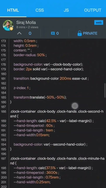 Make a Amazing Animated Clock: Unlocking the Power of HTML CSS and ...