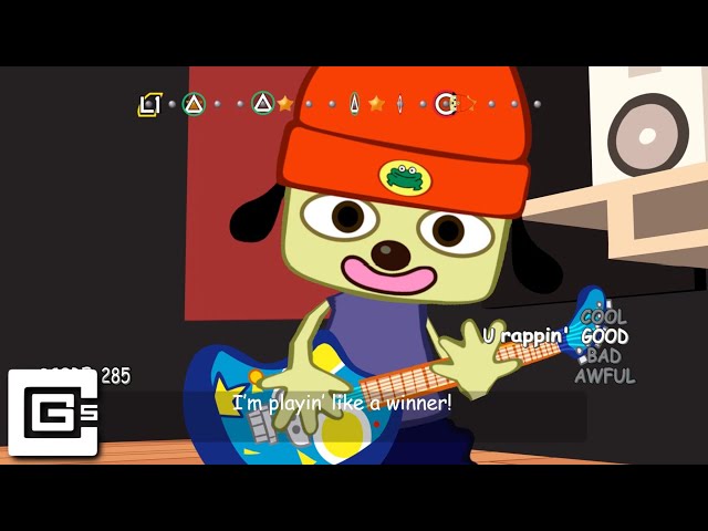 parappa plays funky music (with cg5) class=