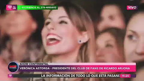 Veronica Astorga, presidenta del club de fans de @...