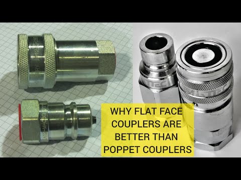 Poppets VS Flat Face Hydraulic Quick Connect Couplers which one is better.