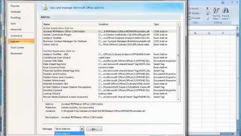 Installing Data Analysis Toolpak (2007)